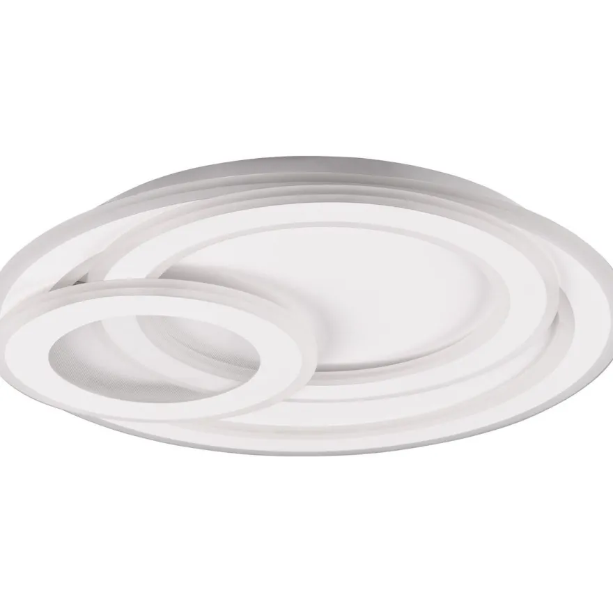 LED-plafondi Trio Mita, Ø50cm, mattavalkoinen