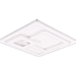 LED-plafondi Trio Mita, 51,5x51,5cm, mattavalkoinen