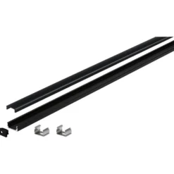 LED-profiili diffuusorilla Paulmann Base, musta, eri kokoja