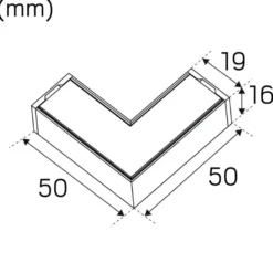 LED-profiili Hide-a-lite LED Extend G2 Corner 3000K