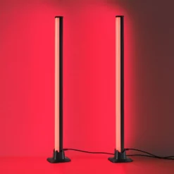 LED-pöytävalaisin Trio Boy, 2 kpl, musta, RGB