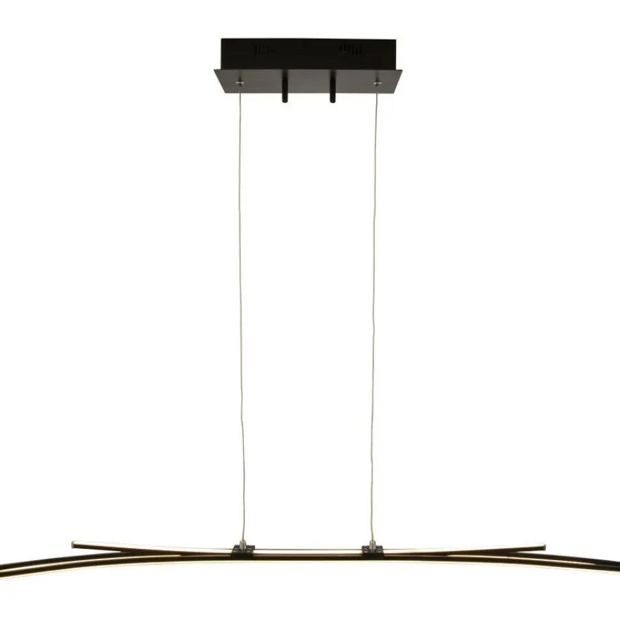LED-riippuvalaisin Aneta Lighting Svala, 3000K, musta