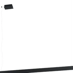 LED-riippuvalaisin Eglo Crystal&Design Termini, 2-osainen, 1590mm, musta
