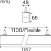 LED-riippuvalaisin Hide-a-lite Actor Basic Pend MP, 4000K, valkoinen