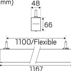 LED-riippuvalaisin Hide-a-lite Actor Basic Pend MP, 4000K, valkoinen