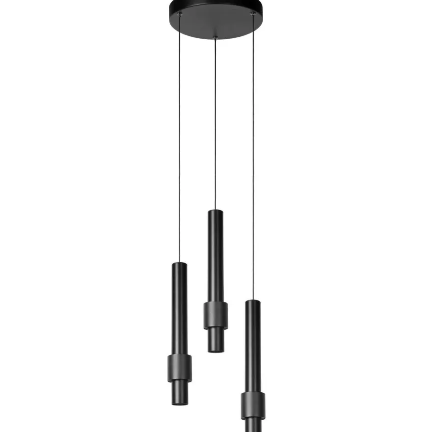LED-riippuvalaisin Lucide Margary 3-osainen, 2700K, himmennettävä, eri värejä