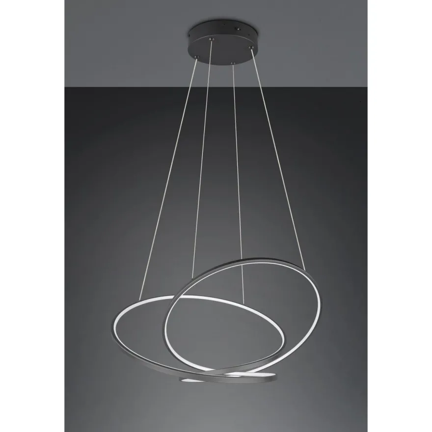 LED-riippuvalaisin Trio Darvin 84cm