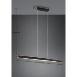 LED-riippuvalaisin Trio Helios, eri värejä