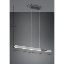 LED-riippuvalaisin Trio Helios, eri värejä