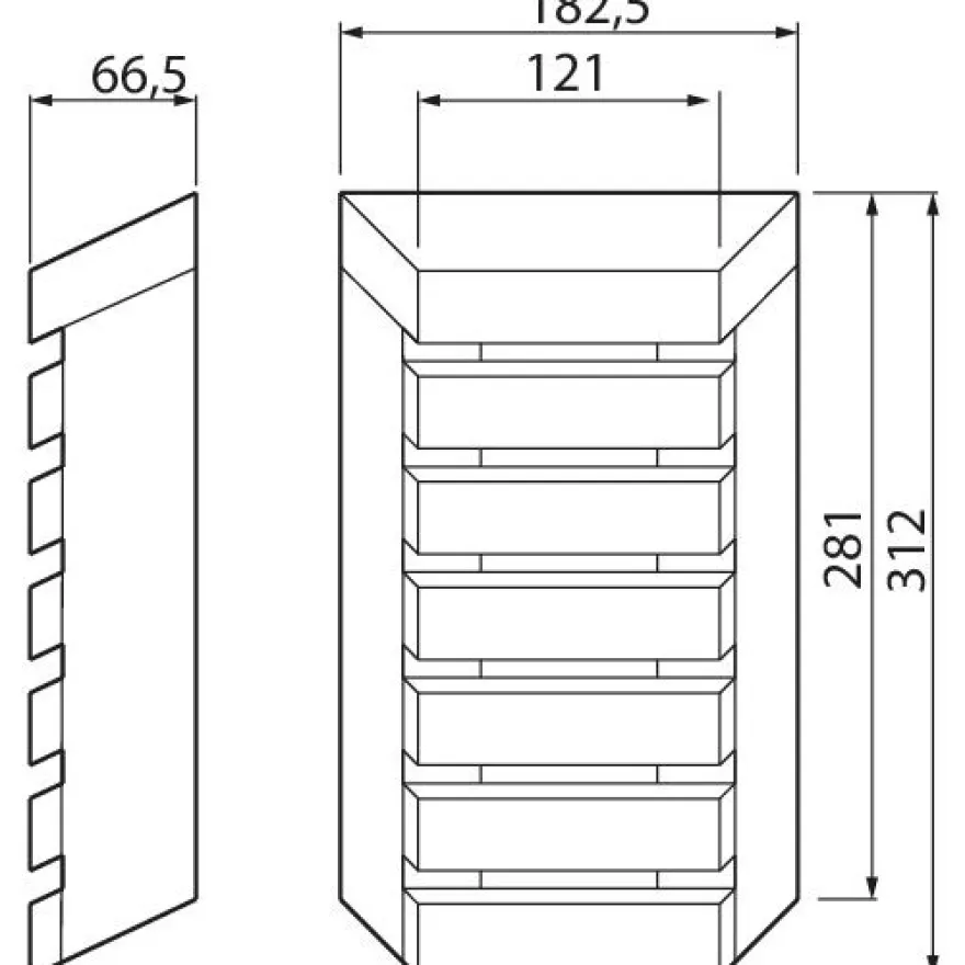 LED-saunavalaisin Airam Saunaled 180TRL, 8W/827, 312x182x66mm, himmennettävä, IP65, tervaleppä