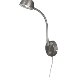 LED-seinävalaisin Aneta Lighting Juno, flex, teräs