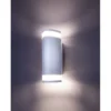 LED-seinävalaisin FTLIGHT Dana, GU10, 2x28W, IP44, valkoinen