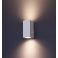 LED-seinävalaisin FTLIGHT Diva, GU10, IP44, valkoinen