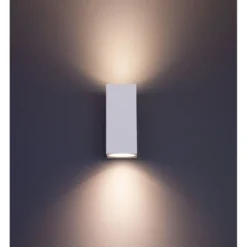 LED-seinävalaisin FTLIGHT Diva, GU10, IP44, valkoinen