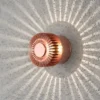 LED-seinävalaisin Konstsmide Monza 7900-900, Ø90x80mm, kupari, Verkkokaupan poistotuote