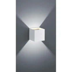 LED-seinävalaisin Trio Louis 100x100 mm, mattavalkoinen