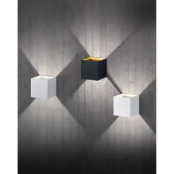 LED-seinävalaisin Trio Louis 100x100 mm, mattavalkoinen