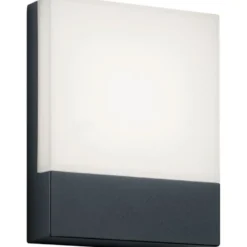 LED-seinävalaisin Trio Pecos 200x160 mm, antrasiitti
