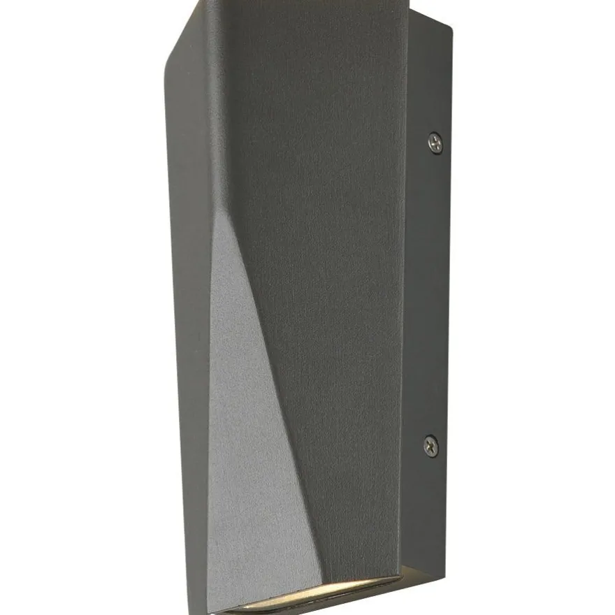 LED-seinävalaisin Trio Tay, 200x106x62mm, antrasiitti, IP65