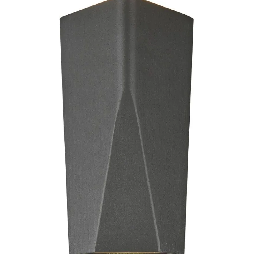 LED-seinävalaisin Trio Tay, 200x106x62mm, antrasiitti, IP65