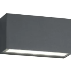 LED-seinävalaisin ulos Trio Trent 50x140x70mm, antrasiitti