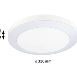 LED-ulkoseinävalaisin liike- ja hämärätunnistimella Paulmann Circula, IP44, 3000K, korroosionkestävä, valkoinen