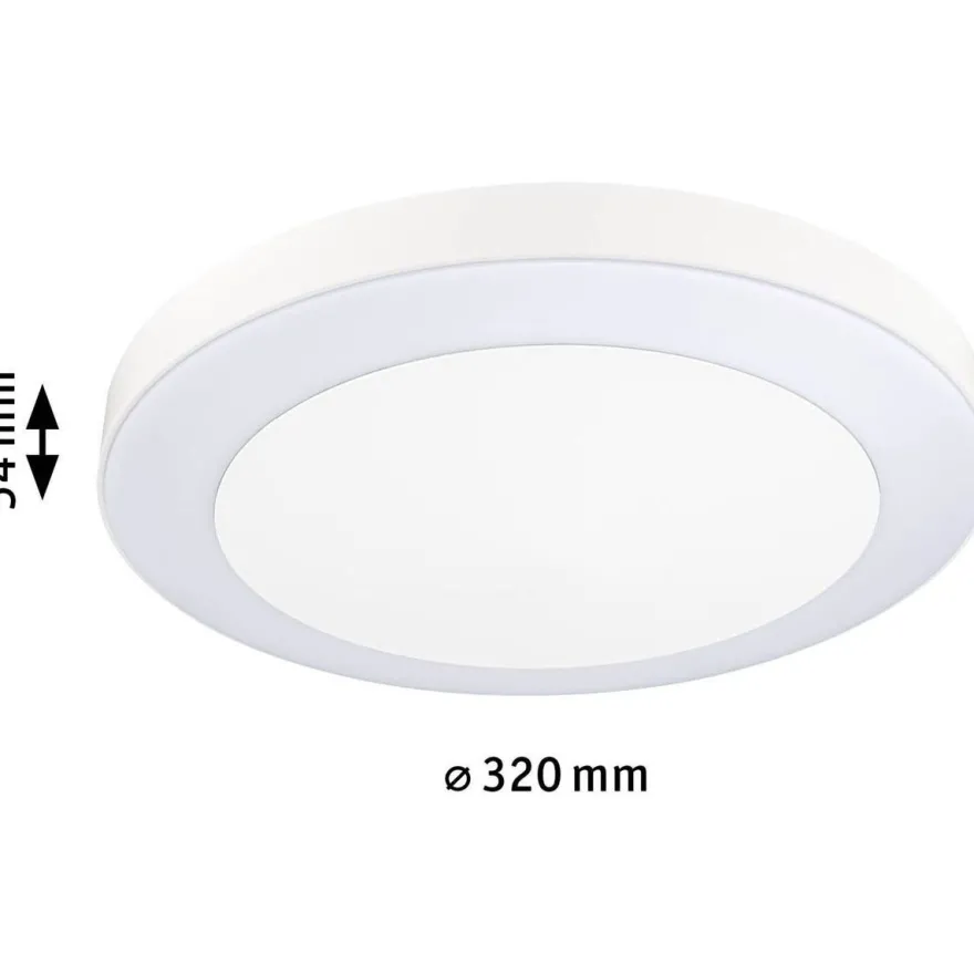 LED-ulkoseinävalaisin liike- ja hämärätunnistimella Paulmann Circula, IP44, 3000K, korroosionkestävä, valkoinen