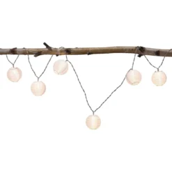 LED-valoketju Paulmann Fairy lights, IP44, 3.6m, 3000K, paristokäyttöinen, valkoinen