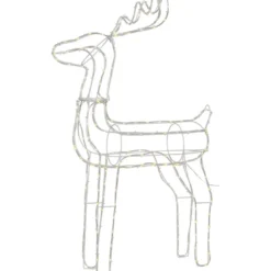 LED-valokoriste Star Trading Tuby Deer koristeporo 105 cm