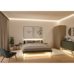LED-valonauha Paulmann MaxLED 1000 Full-Line COB, kulmaosa, 0.6W, 1800lm/m, 800LEDs/m, 2700K