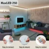 LED-valonauha Paulmann MaxLED 250, IP44, 240lm/m, 6500K, eri kokoja