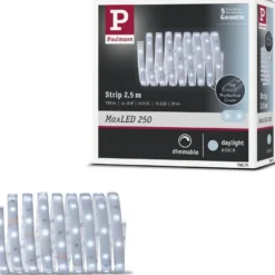 LED-valonauha Paulmann MaxLED 250, IP44, 240lm/m, 6500K, eri kokoja