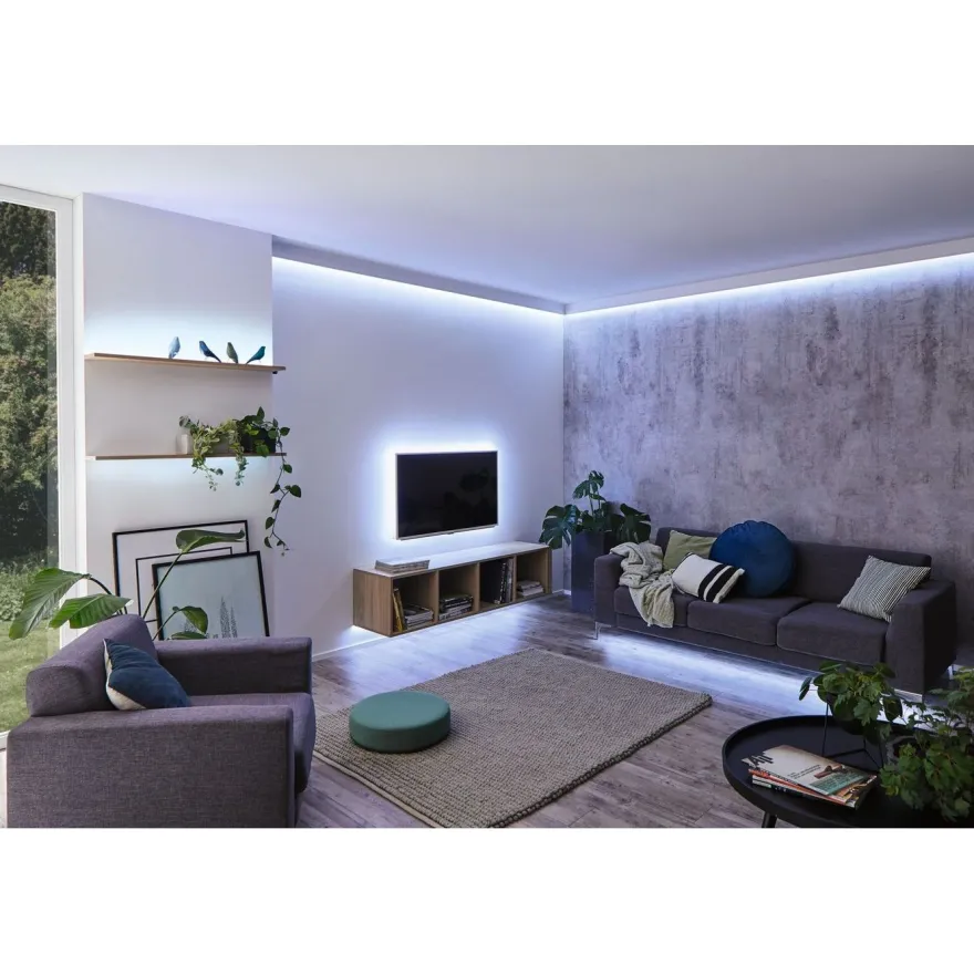 LED-valonauha Paulmann MaxLED 250, IP44, 240lm/m, 6500K, eri kokoja