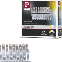 LED-valonauha Paulmann MaxLED 250, 270lm/m, säädettävä värilämpötila, eri kokoja