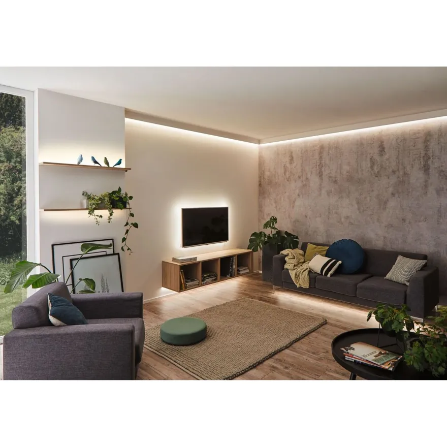LED-valonauha Paulmann MaxLED 250, IP44, 240lm/m, 2700K, eri kokoja