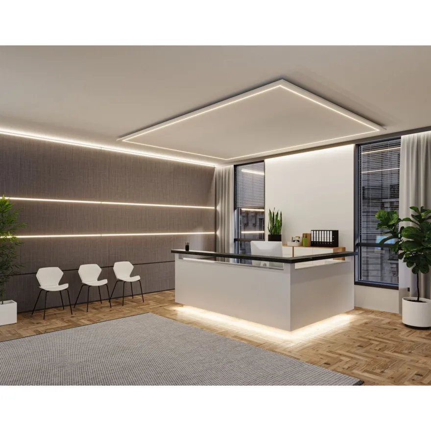 LED-valonauha Paulmann MaxLED 500 Full-Line COB, kulmaosa, 0.3W, 833lm/m, 800LEDs/m, 2700K