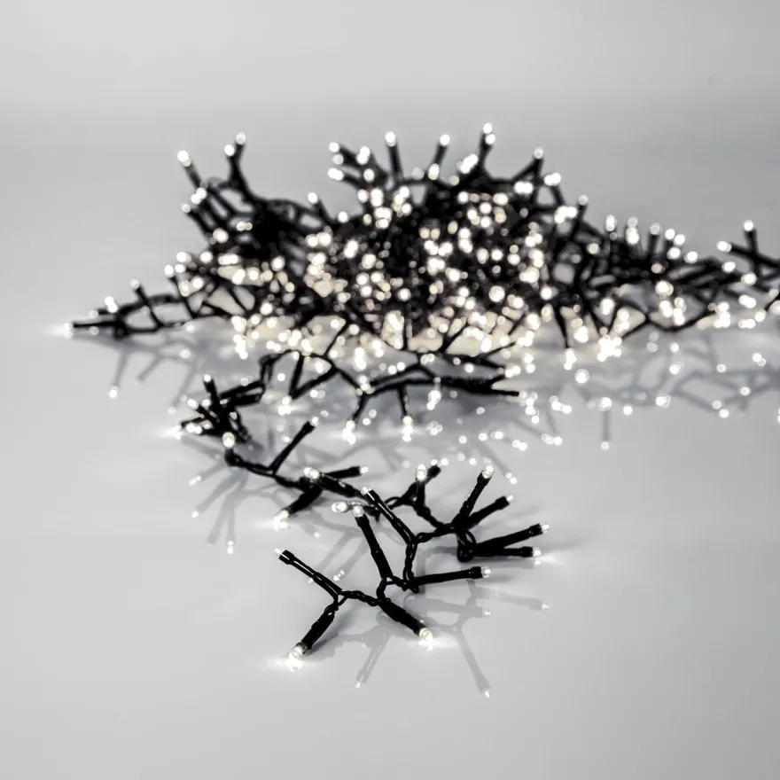 LED-valosarja Star Trading Crispy Ice White, eri pituuksia