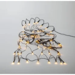 LED-valoverkko Star Trading Akku, 80-osainen, 150x80cm, musta
