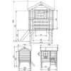 Leikkimökki Timbela M501B, 1.1m²