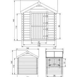 Leikkimökki Timbela M516-1, 1.1m²