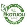 Lepotuoli EcoFurn Ekotuoli, mänty, musta