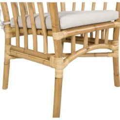 Lepotuoli Venture Home Cane, ruskea/harmaa