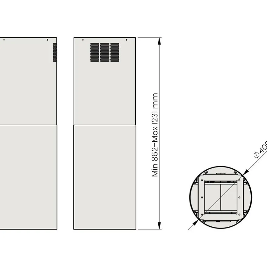 Liesituuletin Savo I-79 40cm eri värejä