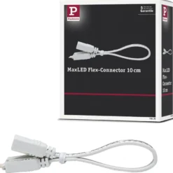 Liitäntäkaapeli Paulmann MaxLED, 0.1m, valkoinen