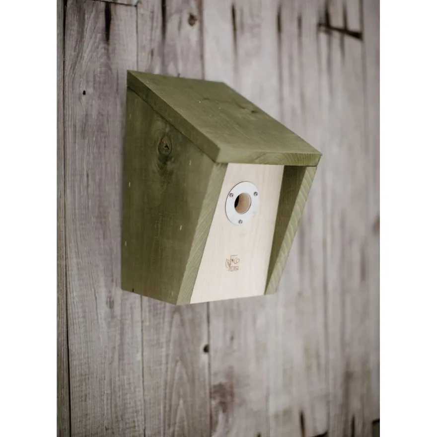 Linnunpönttö EcoFurn Pönttö 28, puu, metsänvihreä