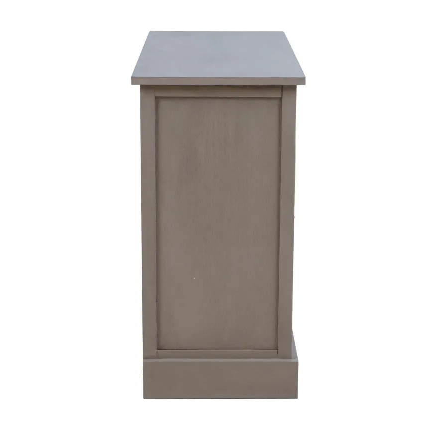 Lipasto Home4You Kent, korilaatikoilla, 76x33x66cm, harmaa