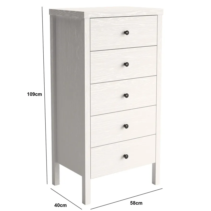 Lipasto Linento Furniture FRN-10027, valkoinen