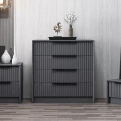 Lipasto Linento Furniture Kale Luxe 4800 antrasiitti