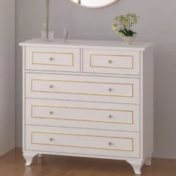 Lipasto Linento Furniture Rb-091, 90x86cm, mattavalkoinen