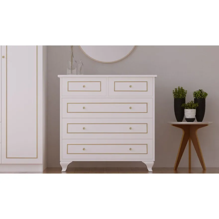 Lipasto Linento Furniture Rb-091, 90x86cm, mattavalkoinen